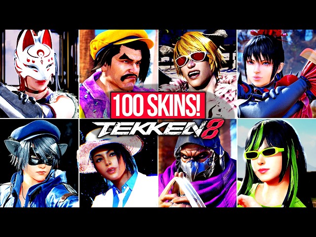 100 SKINS - Tekken 8 Customization