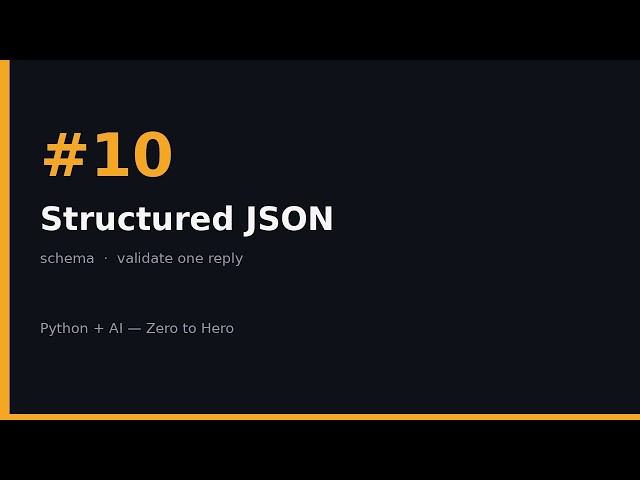 Python + AI Zero to Hero #08 — Mini Terminal Chatbot