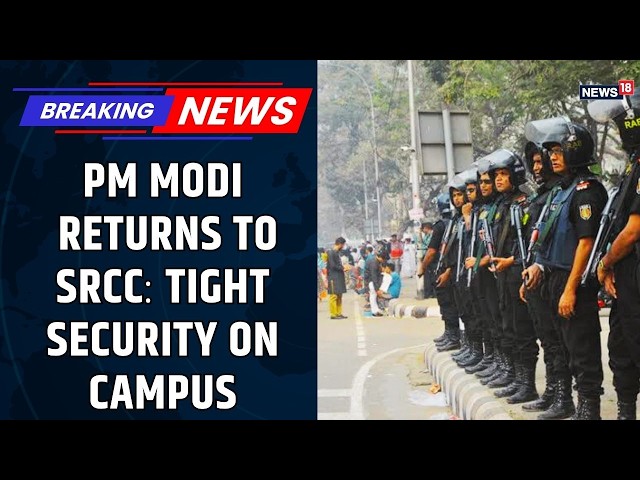 PM Narendra Modi Returns To SRCC After 13 Years | Teachers’ Day From Delhi University | PM In SRCC