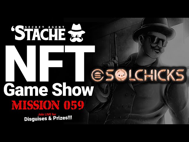 SolChicks NFT Game To Play & Earn Money (Secret Agent 'Stache)