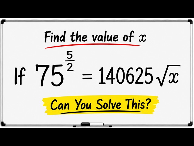 Find The Value of X | Challenge #9
