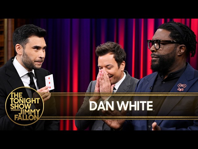 Dan White Shows Jimmy and Questlove a Mind-Blowing Dart Magic ​Trick | The Tonight Show