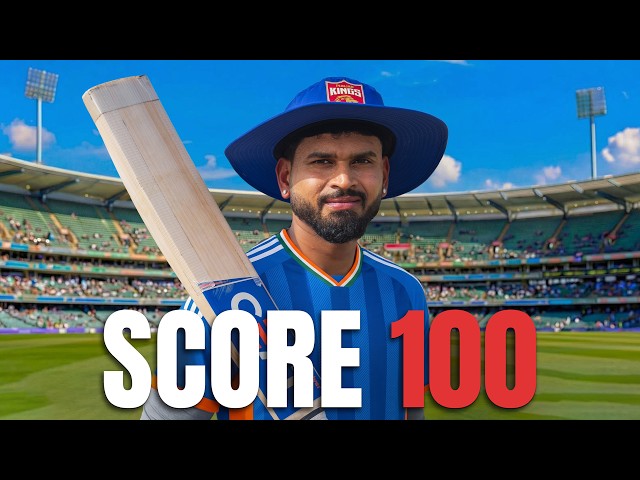 50 Balls to Score 100… (+1mph Every Ball) ft Shreyas Iyer