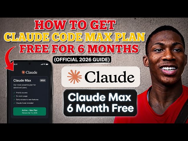 How to Get Claude Code Max Plan Free for 6 Months (Official 2026 Guide)