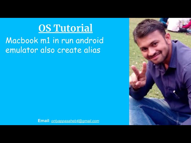Macbook m1 in run android emulator also create alias