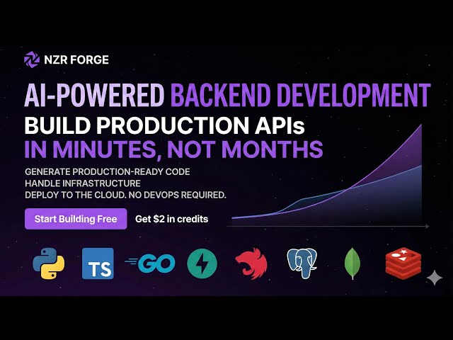 First Live Test: Build & Deploy an API without Coding (NZR Forge)
