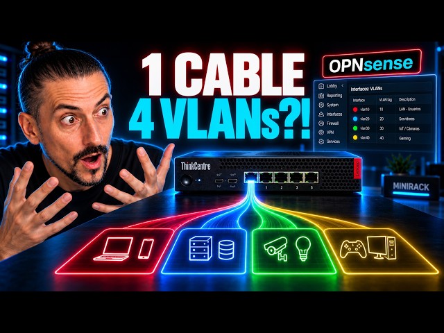 Everything on the same network? Bring order with VLANs and OPNsense