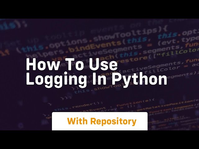 how to use logging in python