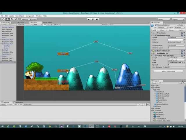 Creating 2D Games in Unity 4.5 #7 - Character Controller #3 - Fixing our Platforms