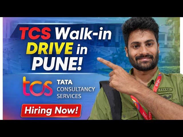 Pune lo TCS Walk-in Drive 😳 Full Interview Experience | TCS Hiring 2026