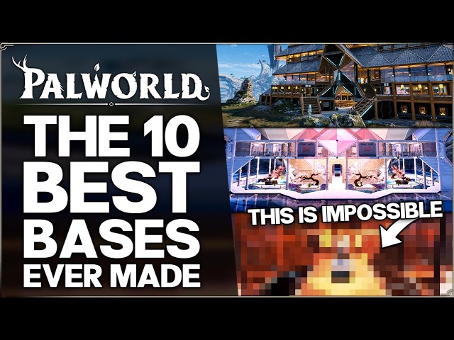 Palworld 1.0 - 10 IMPOSSIBLE Bases You Wont Believe - Best Base Ranking & OP Building Pal Guide!