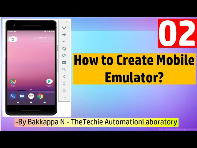 Appium Tutorial for Beginners-02 How to Create Mobile Emulator