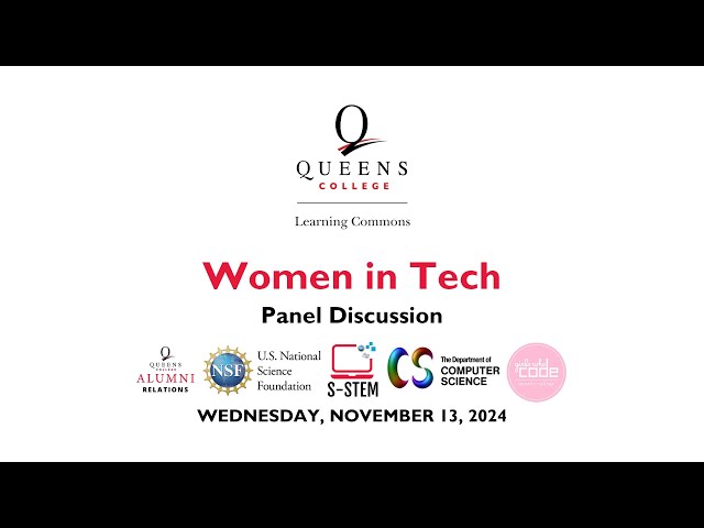 Fall 2024 Women in Tech Panel Discussion