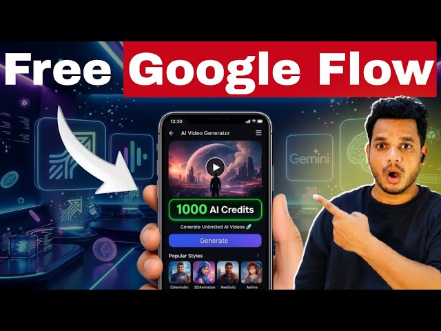 Google Flow AI Free Plan Activate Kare Jio Se | AI Videos & Cartoon Movies Banaye
