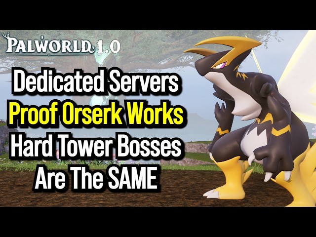 Palworld 1.0 Orserk Bug Fix On Dedicated Servers & Multiplayer Damage Bugs!