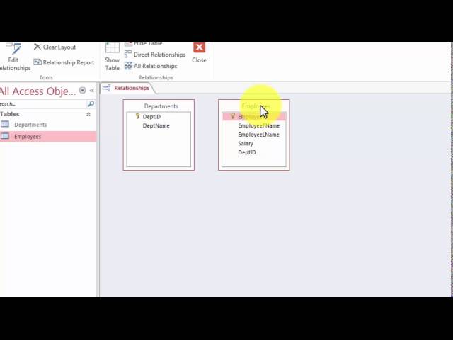 Primary Key Foreign Key Tutorial