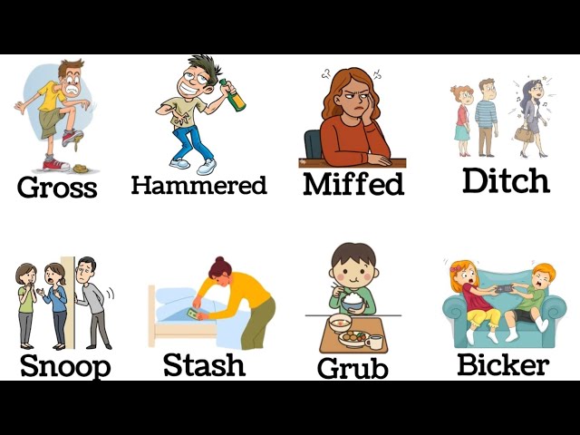 Daily use English Words — Improve Your Vocabulary || English vocabulary ( informal)