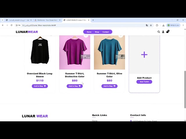 Fashion E-Commerce Website Using HTML CSS JavaScript