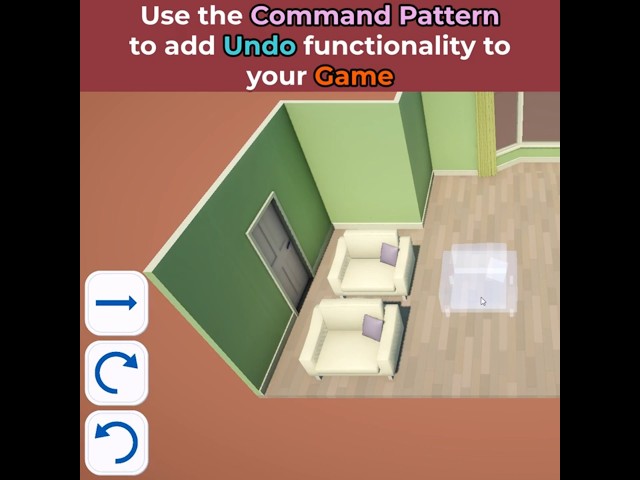 Command Pattern in Unity - Undo functionality in 60 sec