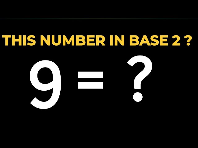 Convert Decimal System To Binary Number System | Number System 