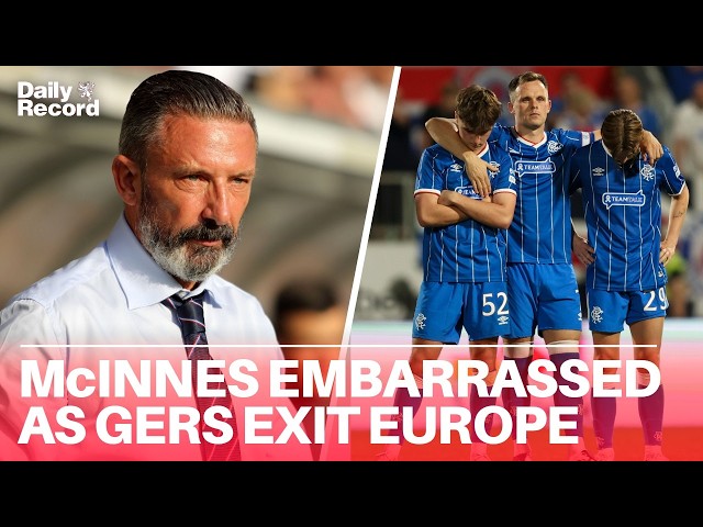 Derek McInnes EMBARRASSED by Rangers performance as Gers crash out of Europe to Jablonec