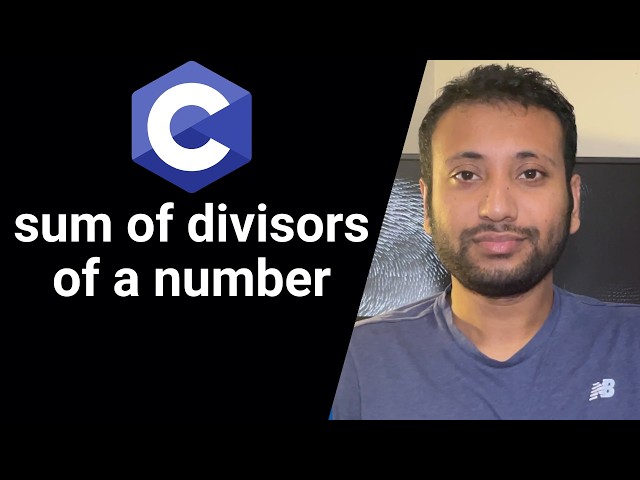 C programming Bangla Tutorial 5.127 : sum of divisors of a number