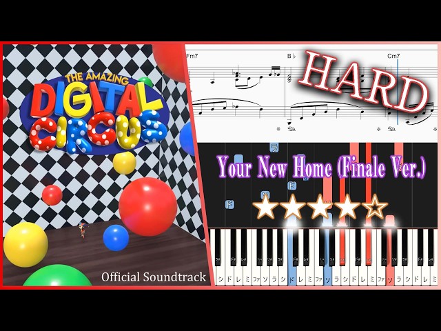 The Amazing Digital Circus EP 9 - Your New Home (Finale Ver.) - Hard Piano Tutorial + Sheets
