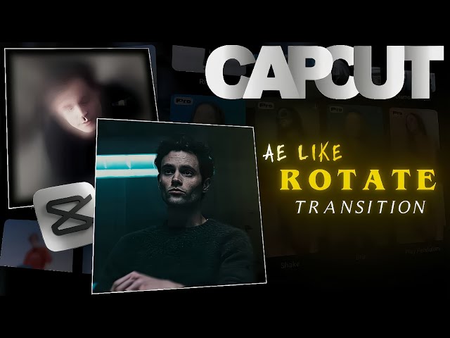 ✨ SUPER SMOOTH CapCut AE Spin Transition Tutorial 🔥