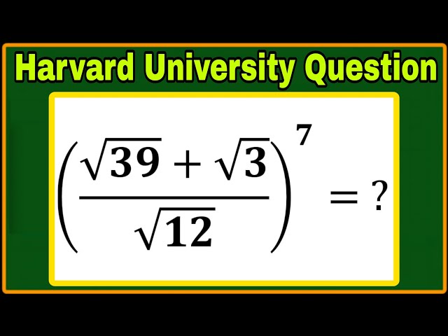 99% Students Can't Solve Harvard University Entrance Exam Question| Can you solve this? 