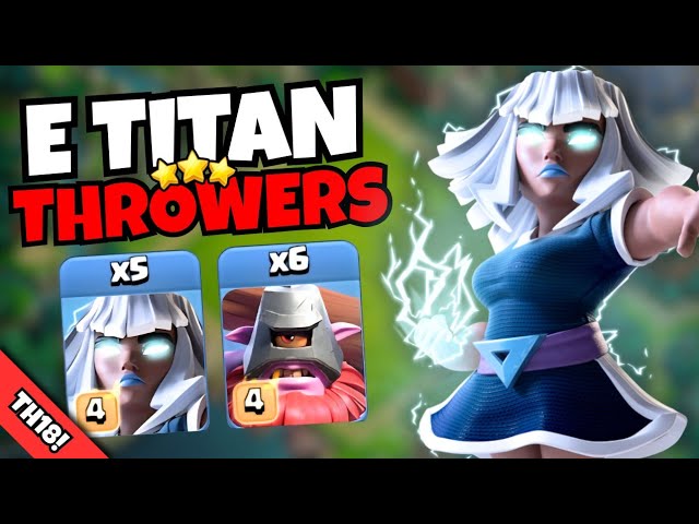 Electro Titans + Throwers Is ABSOLUTELY BROKEN! | Clash of Clans