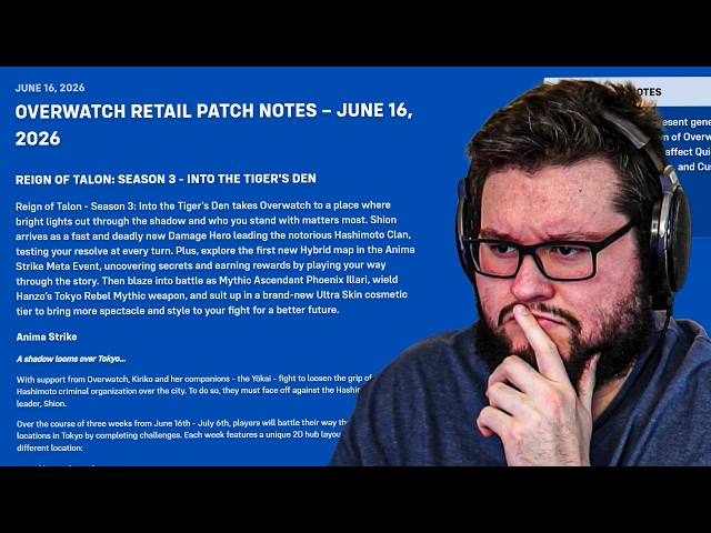 Overwatch Season 3 Patch Notes Are HERE!!