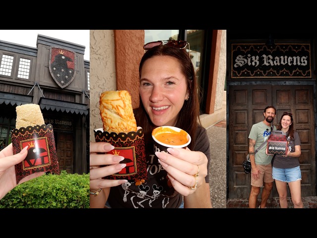 We Tried Everything At This NEW Disney Restaurant & Checked Out The Halloween Merch!