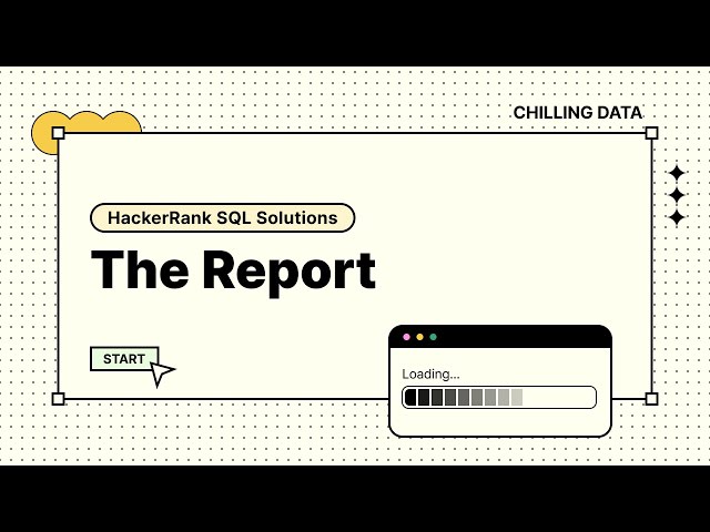 HackerRank SQL Solution - [The Report]