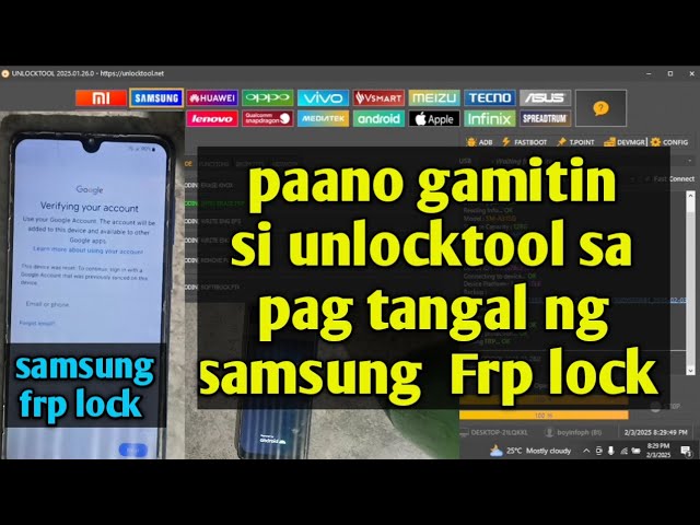 Unlock tool tutorial part 2||Samsung A31 frp lock removed using unlocktool