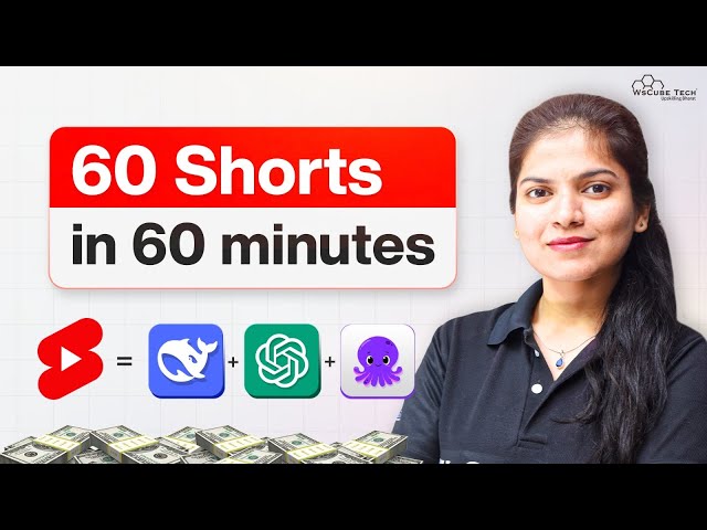 How to Make 60 YouTube Shorts with AI in 60 Minutes