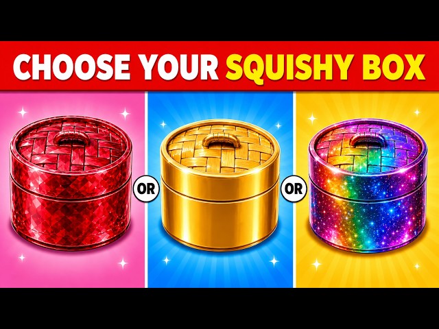 🎁 Choose Your Squishy Box! 📦✨ Ultimate Mystery Squishy Challenge | Fun Quiz Game | Quiz Sparx