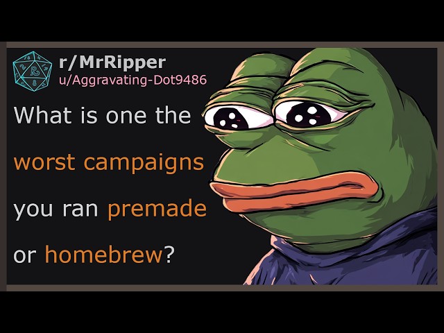 DND Players, What is one the worst campaigns you ran premade or homebrew? #dnd  #dnd
