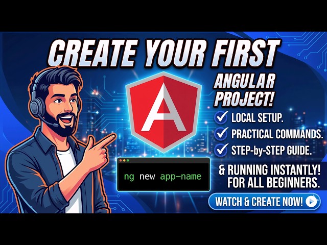 How to Create Your First Angular Project (Beginner Friendly Guide) -- #3