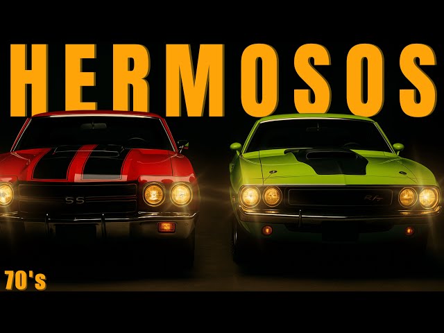 ¡Los 10 Muscle Cars Más BRUTALES y HERMOSOS de Los Años 70's