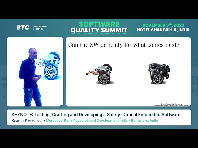 Software Quality Summit - Testing, Crafting and Developing a Safety-Critical Embedded Software