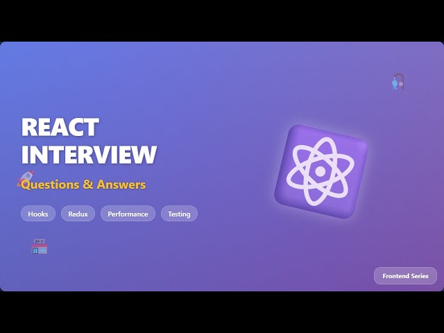 React Interview Questions 2025: Master Hooks, Redux & Performance Optimization