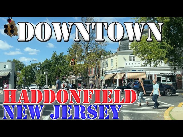 Haddonfield - New Jersey - 4K Downtown Drive