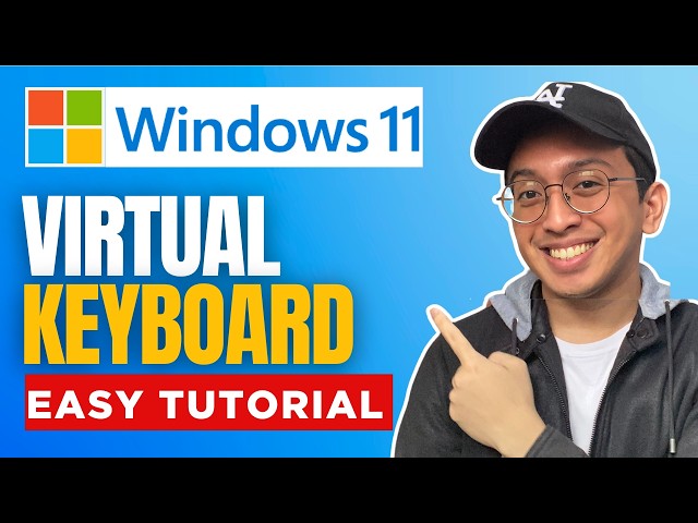 How to Turn On & Show Touch Keyboard in Windows 11 (PC/Laptop)