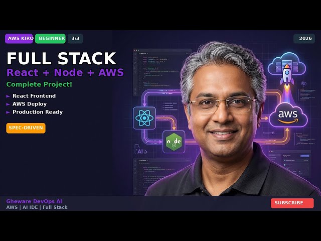 Full Stack App in 1 Hour: AWS Kiro React Node.js Tutorial