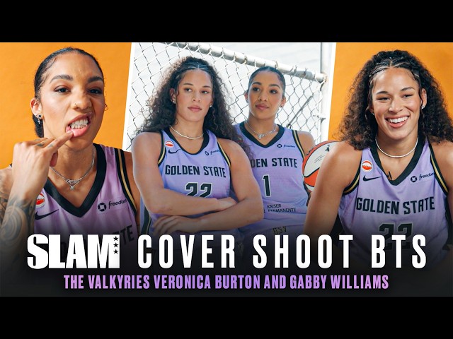 Inside Gabby Williams and Veronica Burton's Instant Chemistry 🔥 | SLAM Cover Shoot BTS