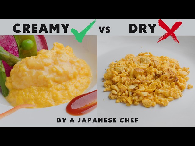 STOP Ruining Scrambled Eggs ❌ Do THIS for Perfectly Creamy Eggs Every Time! ✅ | Japanese Chef