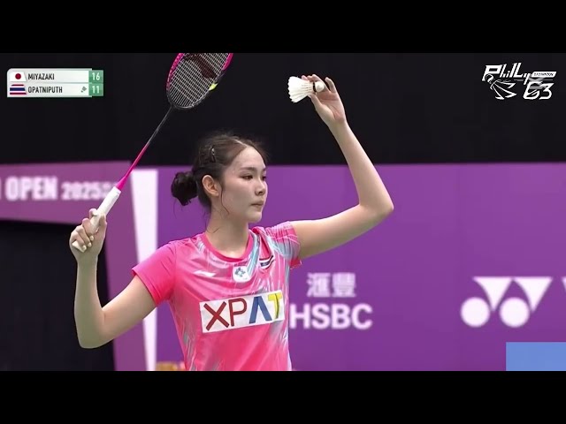Tomoka Miyazaki (JPN) [1] vs. Pitchamon Opatniputh (THA) | YONEX Taipei Open 2025 | Final