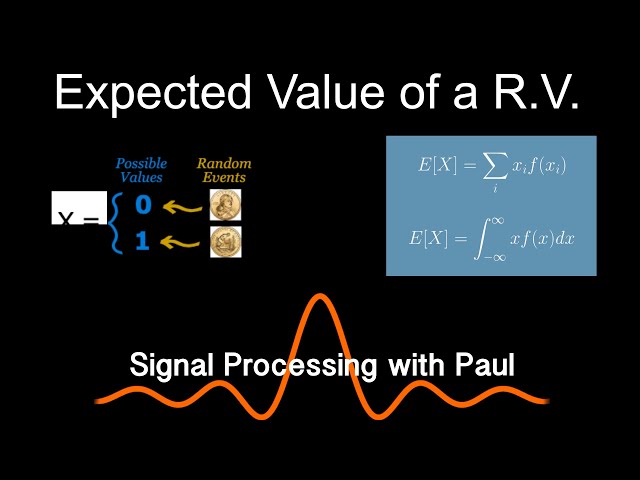 Expected Value of a Random Variable [Statistical Signal Processing]