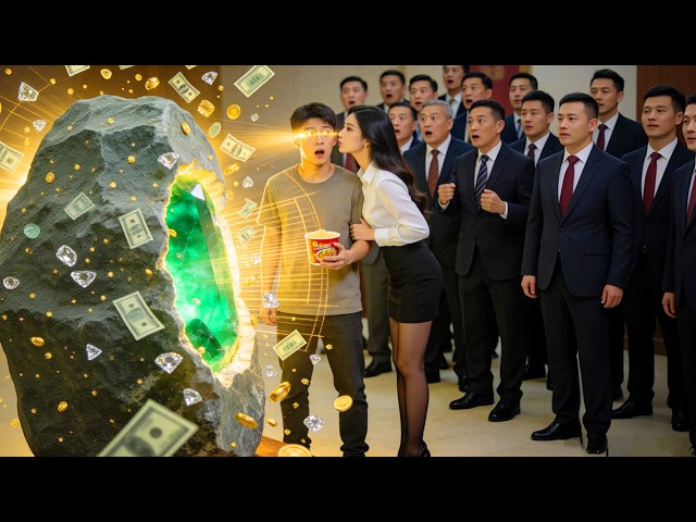 窮小夥被女神抱一下竟覺醒黃金透視眼！女人好心收留他當護工，誰料他能透視鑑寶，一眼看穿所有賭石，狂賺千億美金，抱得美人歸！#movie #逆袭
