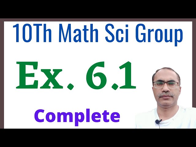 Exercise 6.1 Complete || 10Th Class Math Science Group || Chapter 6 Basic Statistics